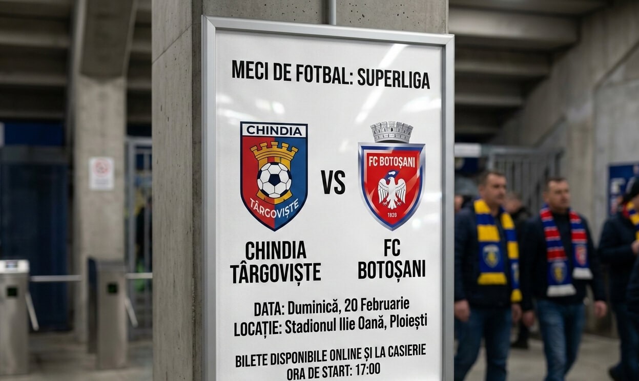 Pronostic Chindia Târgovişte Botoşani du 20/02 au Stadionul Ilie Oană